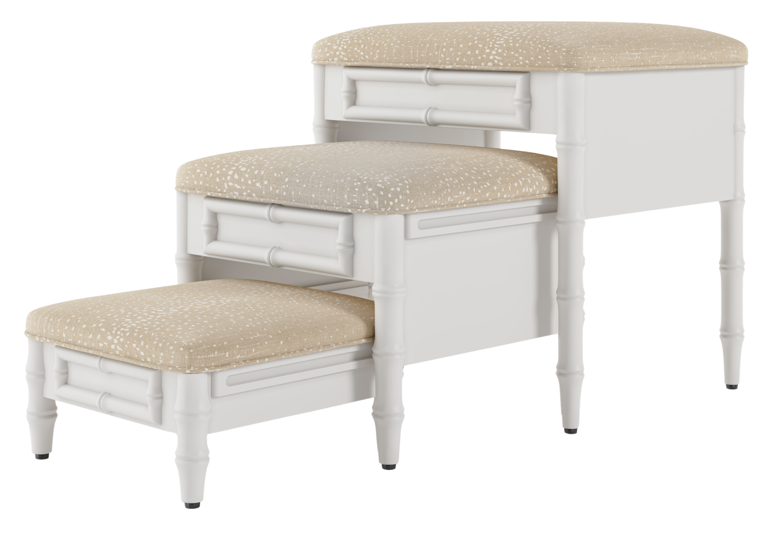 Fursatile Decor Pet Home Decor Copy of Step Ottoman <br> Antelope + White