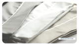 Fursatile Decor Fursatile Protective Cover PILLOWCASES (2), Tan + White