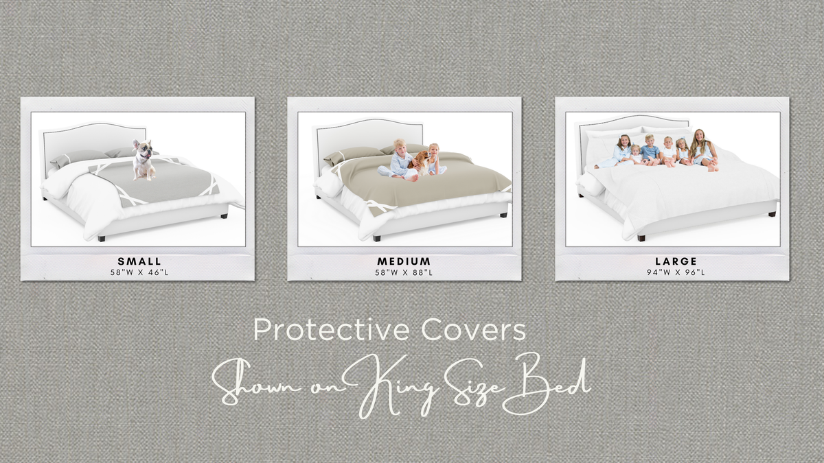 Fursatile Decor Gray + White Large, Gray + White Cover