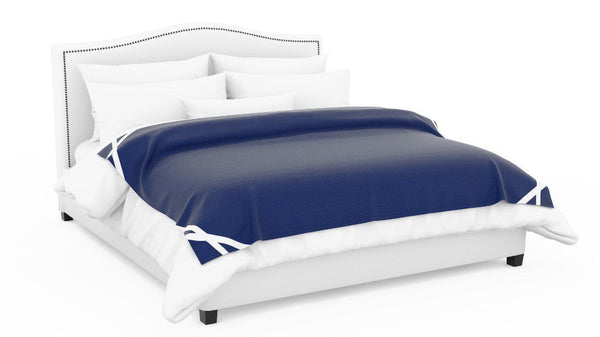 Fursatile Decor Navy + White, Medium, $149 Medium, Navy + White Cover